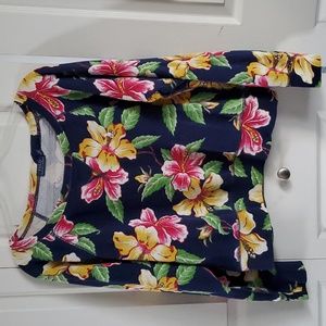 POLO RALPH LAUREN FLORAL SWEATSHIRT Size Medium 🌺🌼🌺🌼